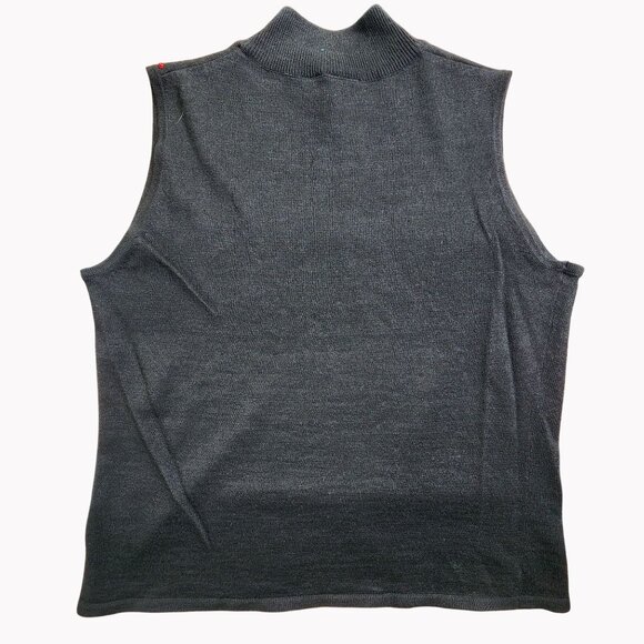 Erika Womens 2 Piece Set Medium Top Large Zip Cardigan Rhinestone Accents - Picture 6 of 10